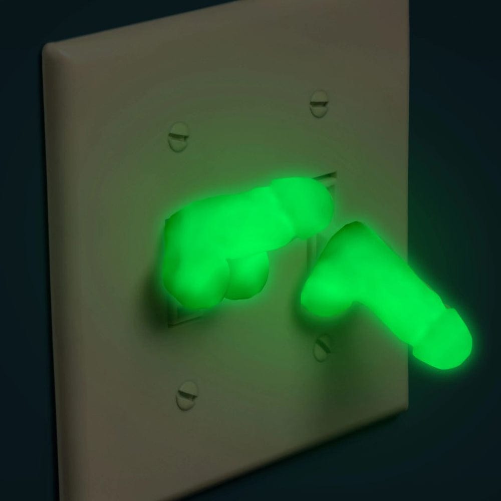 Glow-in-the-Dark Snap-On Peckers - 4 pk