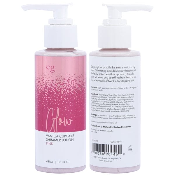 GLOW Pink Shimmer Lotion - Pink - 118mL