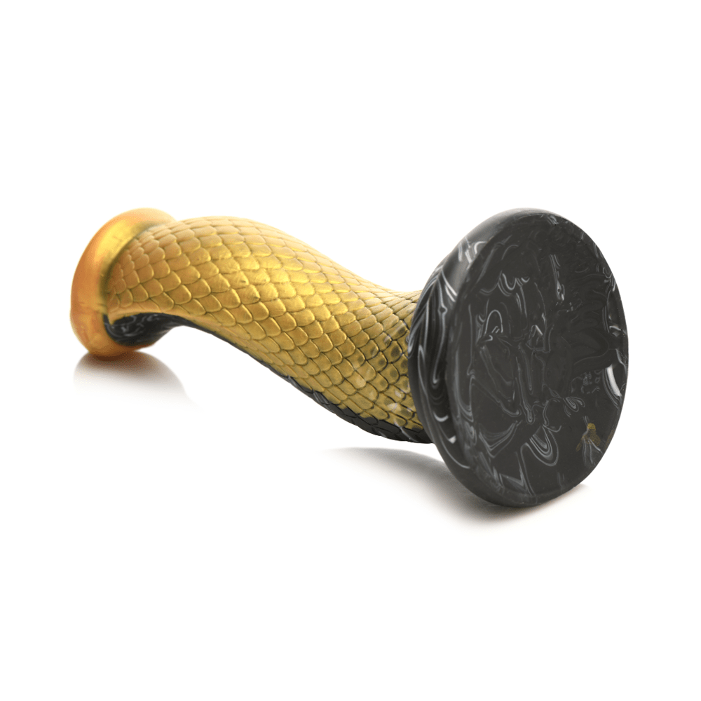 Golden Mamba Snake Silicone Dildo