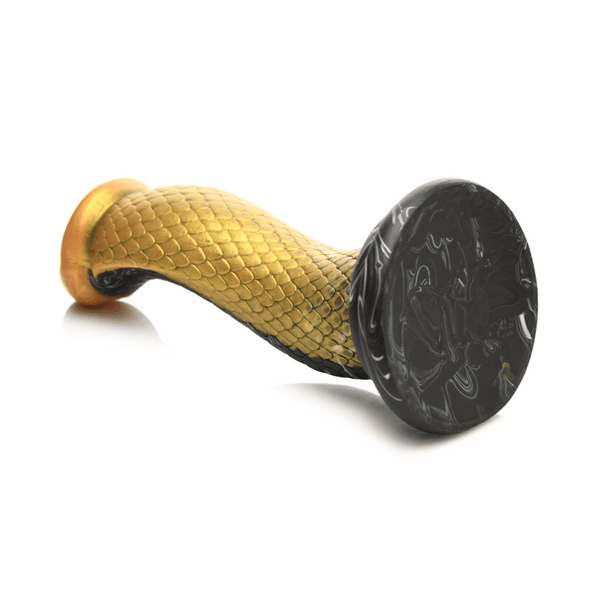 Golden Mamba Snake Silicone Dildo