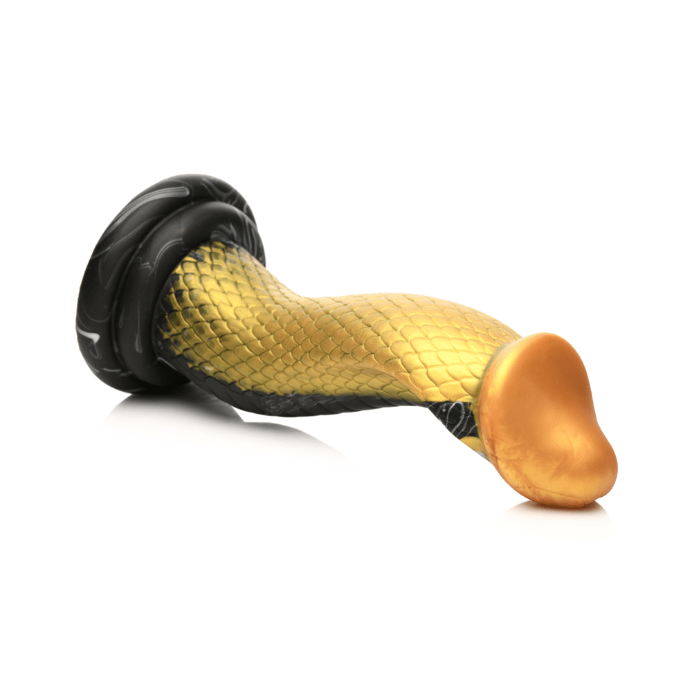 Golden Mamba Snake Silicone Dildo
