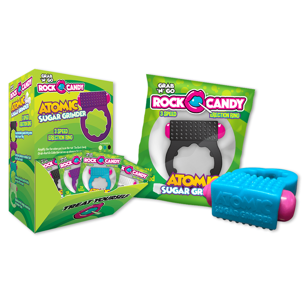 Grab-n-Go Atomic Sugar Grinders 24pc - Fun Cock Ring Vibe