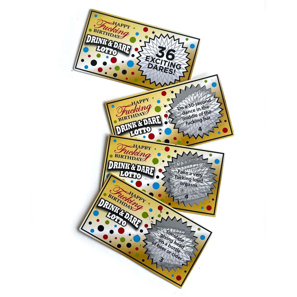 Happy Fucking Birthday Lotto 36pc *