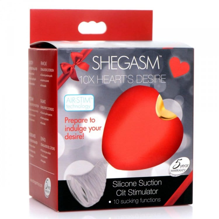 Hearts Desire Silicone Clitoral Suction