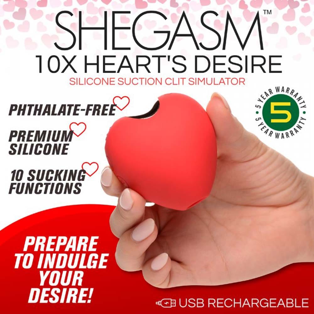 Hearts Desire Silicone Clitoral Suction