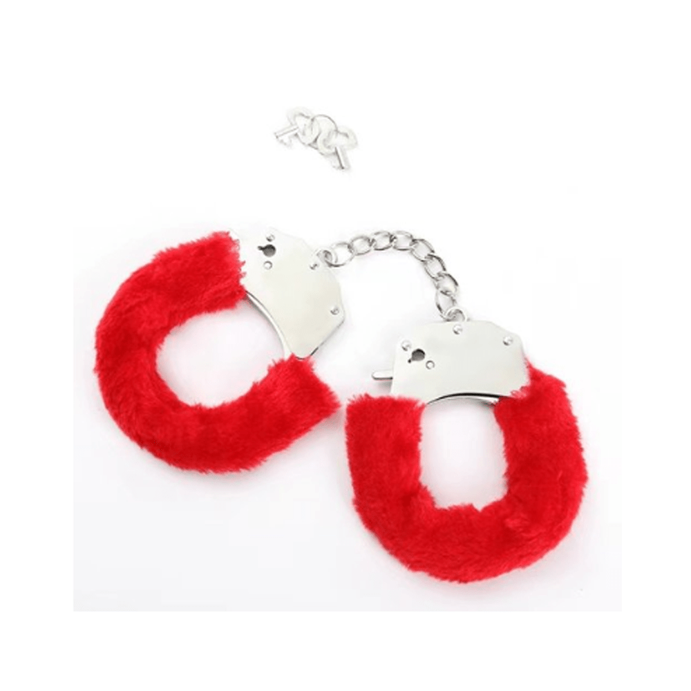 Hello Sexy Fuzzy Wrist Cuffs -Tiger Lily