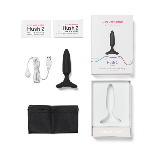 Hush 2 Vibrating Butt Plug (1 inch)
