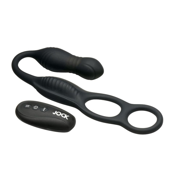 Hyper Thrusting and Vibrating Anal Plug with C-Ring
