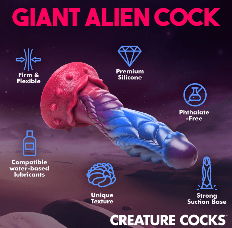 Intruder Alien Silicone Dildo