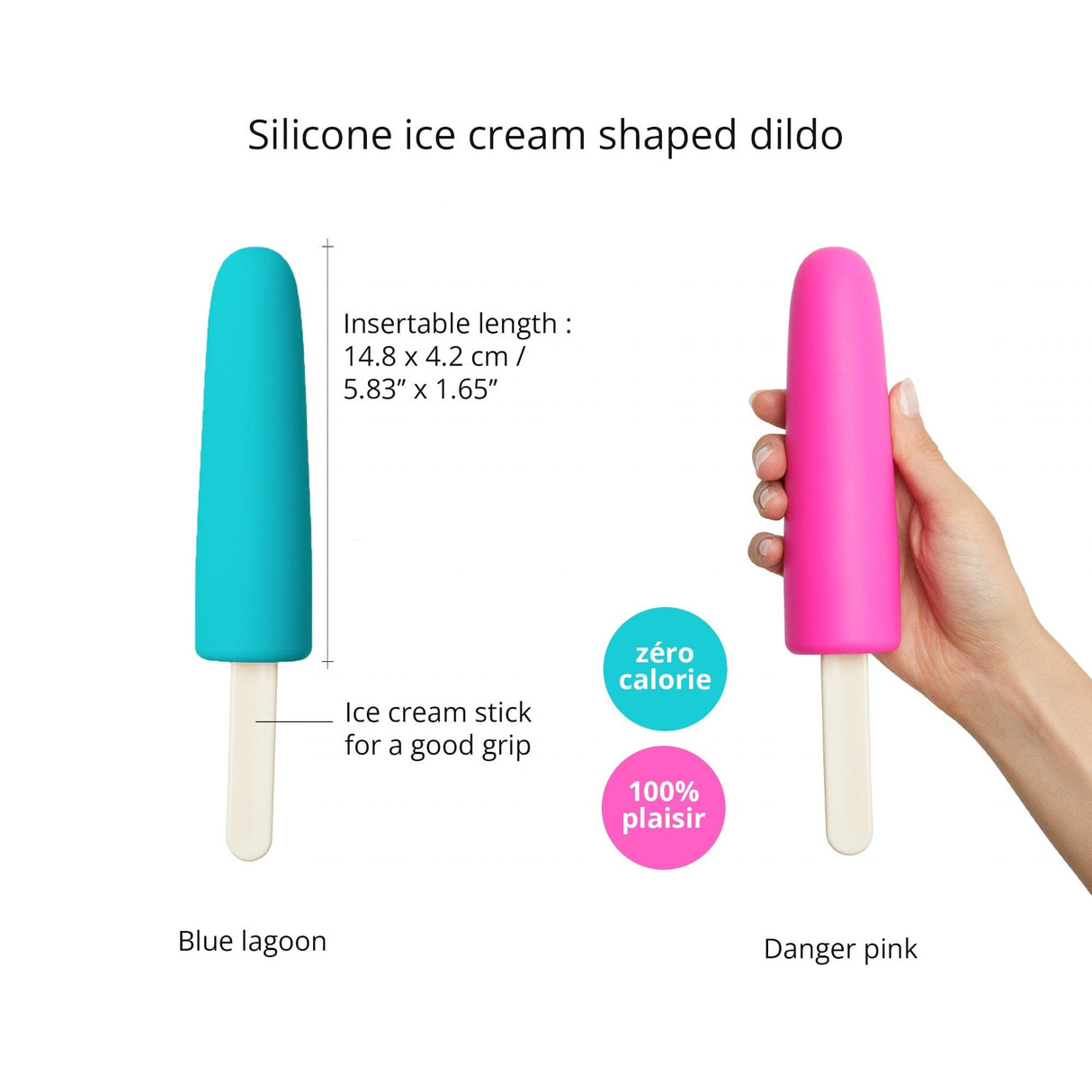 ISCREAM Dildo - Danger Pink