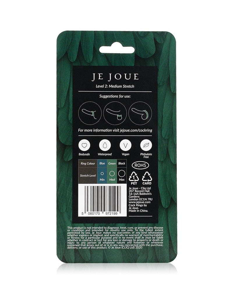 Je Joue Green Silicone C-Ring - Medium Stretch