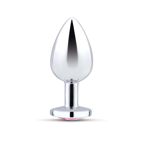 Jewel Heart Metal Butt Plug Training Set