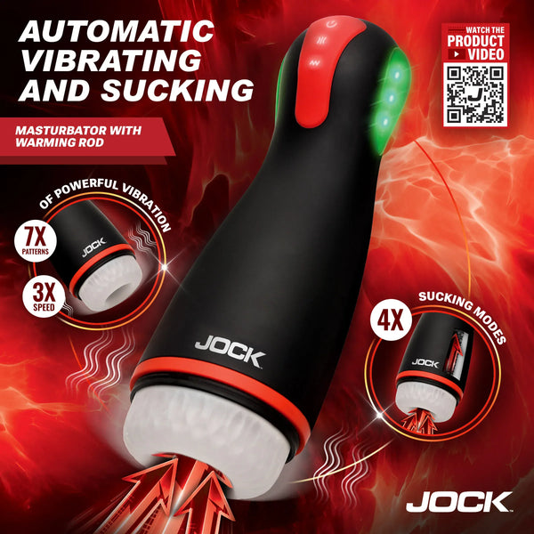 Jock Blaze Vibrating, Sucking & Warming Masturbator
