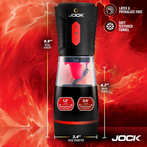 Jock Blow Job Sucking, Licking & Vibrating Masturbator