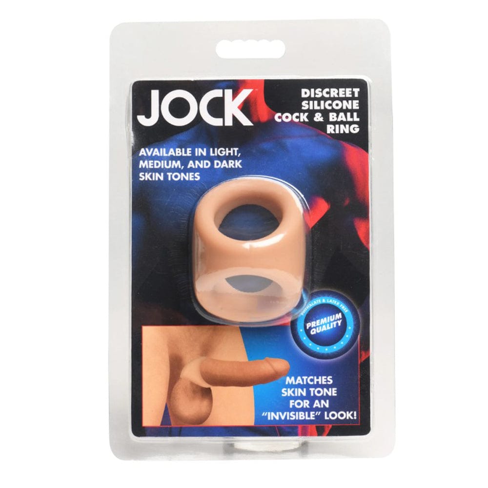 JOCK Silicone Cock & Ball Ring - Tan
