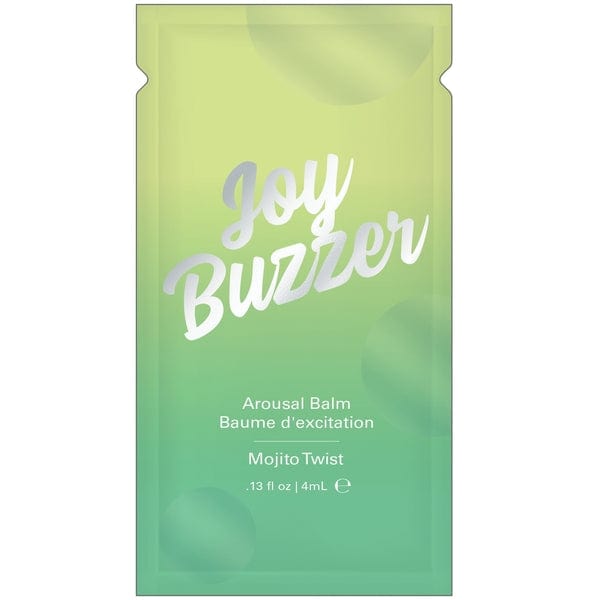 JOY BUZZER Clitoral Arousal Balm - Mojito Twist Foil - 0.13 floz l 4 mL