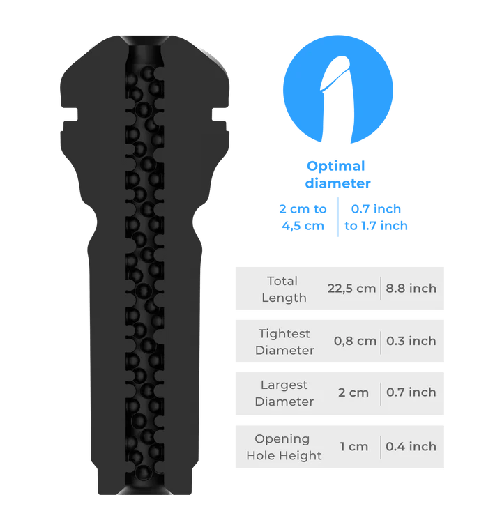 Kiiroo Feel Sensation Stroker - Power Blow compatible - Automatic Male Masturbator