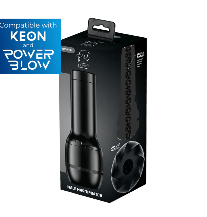 Kiiroo Feel Sensation Stroker - Power Blow compatible - Automatic Male Masturbator