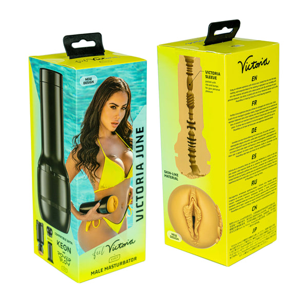Kiiroo Feel Victoria Pornstar CPB Male Masturbator
