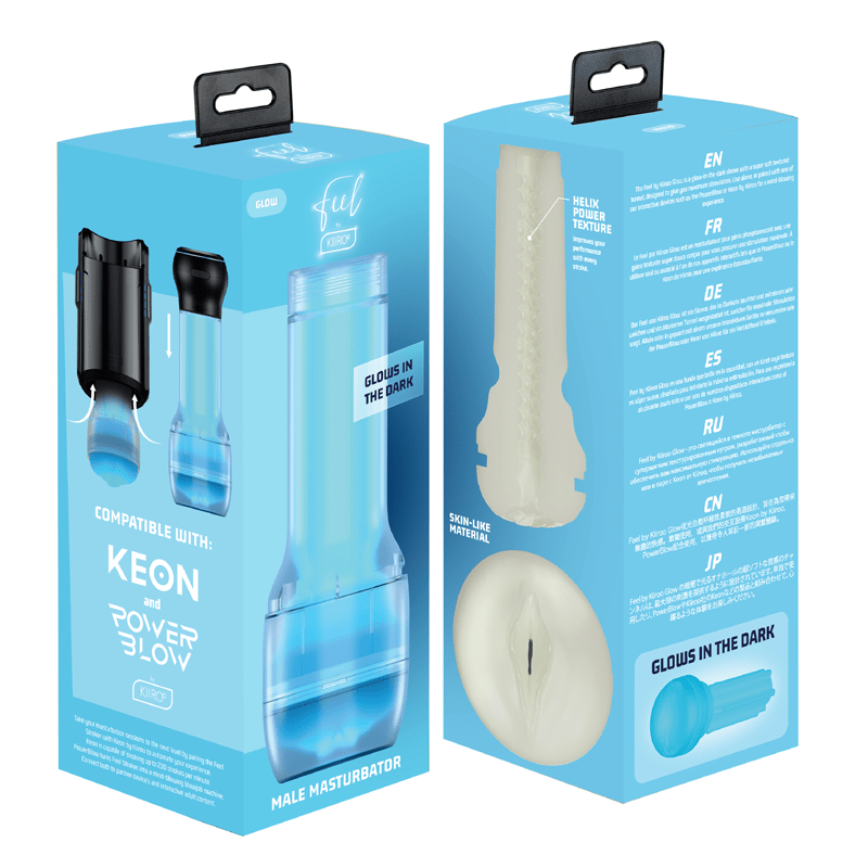Kiiroo FeelGlow Stroker - Glow-in-the-Dark Male Masturbator