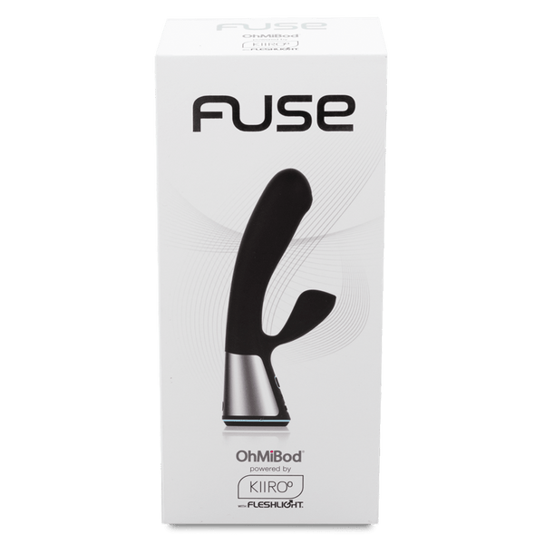 Kiiroo OhMiBod Fuse Black - Bluetooth-Enabled Dual-Stim Massager