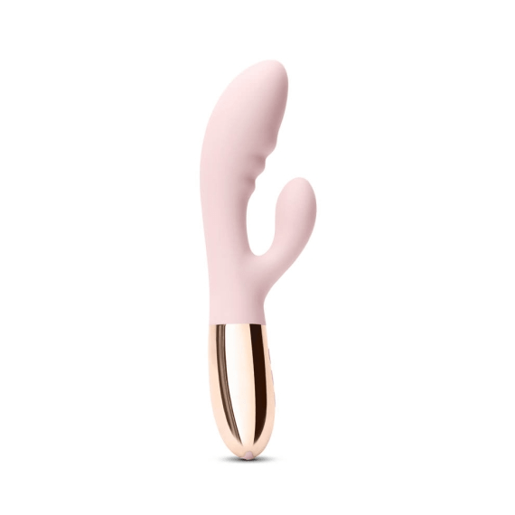 Le Wand Blend - Rabbit Vibrator for Dual Stimulation for Blended Orgasms - Rose Gold