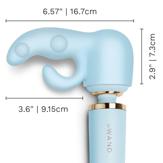 Le Wand Dual Original Silicone Attachment - Rabbit-Style Wand Attachment