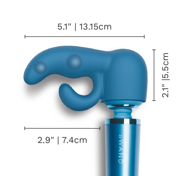 Le Wand Dual Original Silicone Attachment - Rabbit-Style Wand Attachment