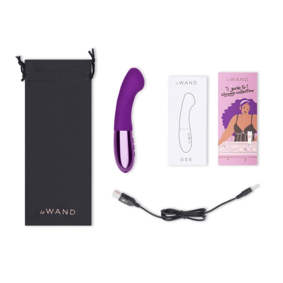 Le Wand Gee - G-Spot Targeting Rechargeable Vibrator - Dark Cherry