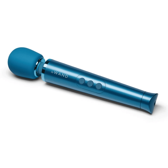 Le Wand Petite - Award-Winning Rechargeable Wand Vibrator - Blue