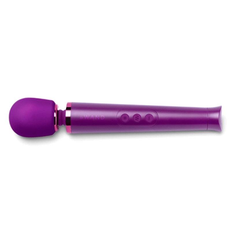 Le Wand Petite - Award-Winning Rechargeable Wand Vibrator - Dark Cherry
