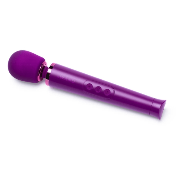 Le Wand Petite - Award-Winning Rechargeable Wand Vibrator - Dark Cherry