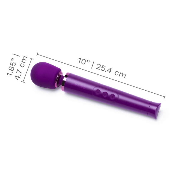 Le Wand Petite - Award-Winning Rechargeable Wand Vibrator - Dark Cherry