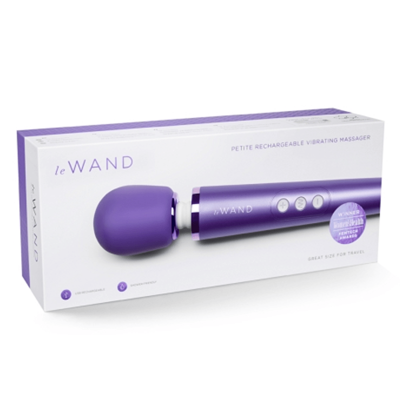 Le Wand Petite - Award-Winning Rechargeable Wand Vibrator - Violet