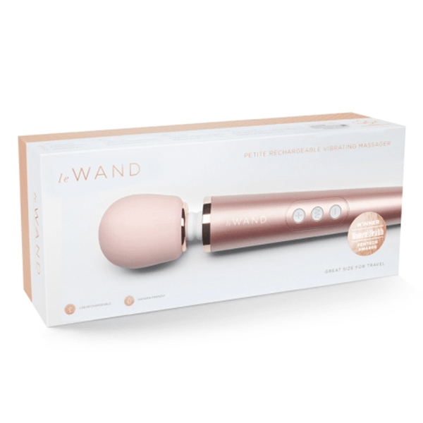 Le Wand Petite Rechargeable Wand Massager - Rose Gold