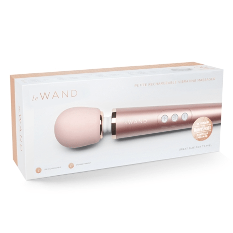Le Wand Petite Rechargeable Wand Massager - Rose Gold