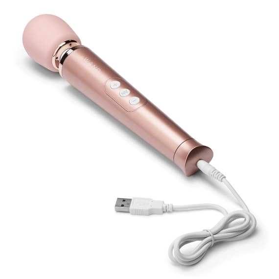 Le Wand Petite Rechargeable Wand Massager - Rose Gold
