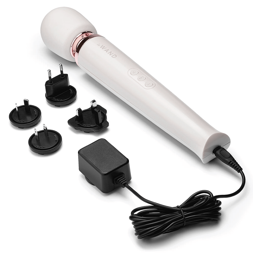 Le Wand Rechargeable Vibrating Massager - Award-Winning Powerhouse - White