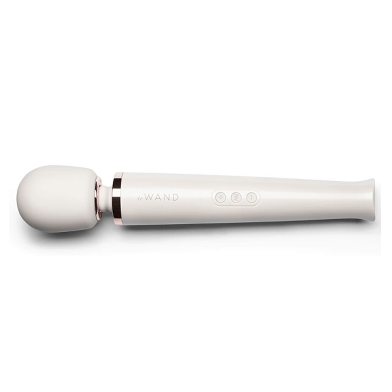 Le Wand Rechargeable Vibrating Massager - Award-Winning Powerhouse - White