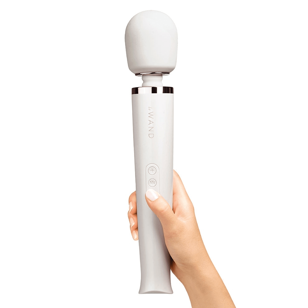 Le Wand Rechargeable Vibrating Massager - Award-Winning Powerhouse - White