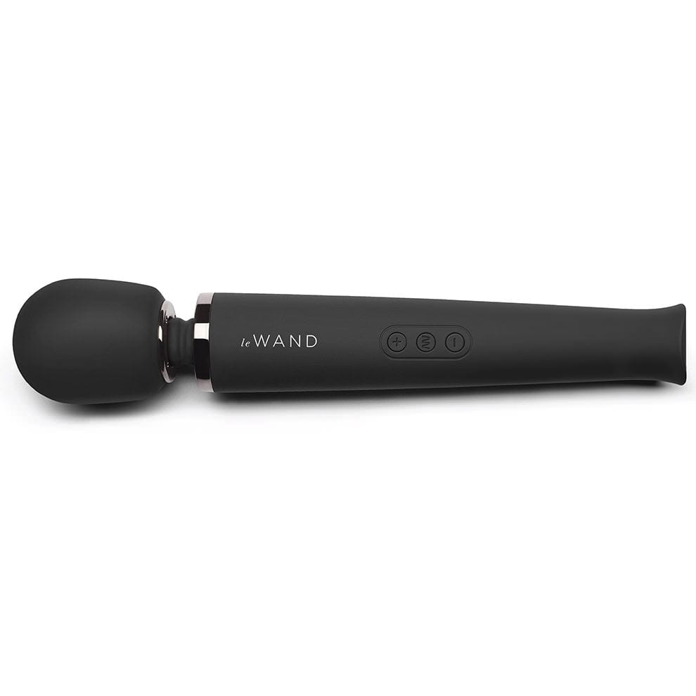 Le Wand Rechargeable Vibrating Wand Massager - Black