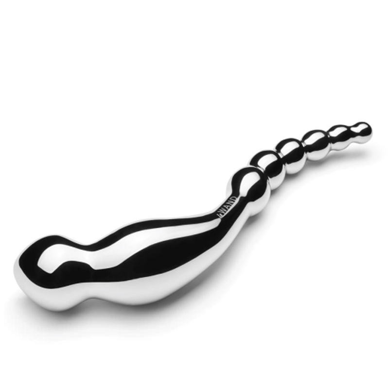 Le Wand Swerve - Dual-Ended Stainless Steel - Rippled Beads & Anal Stimulation