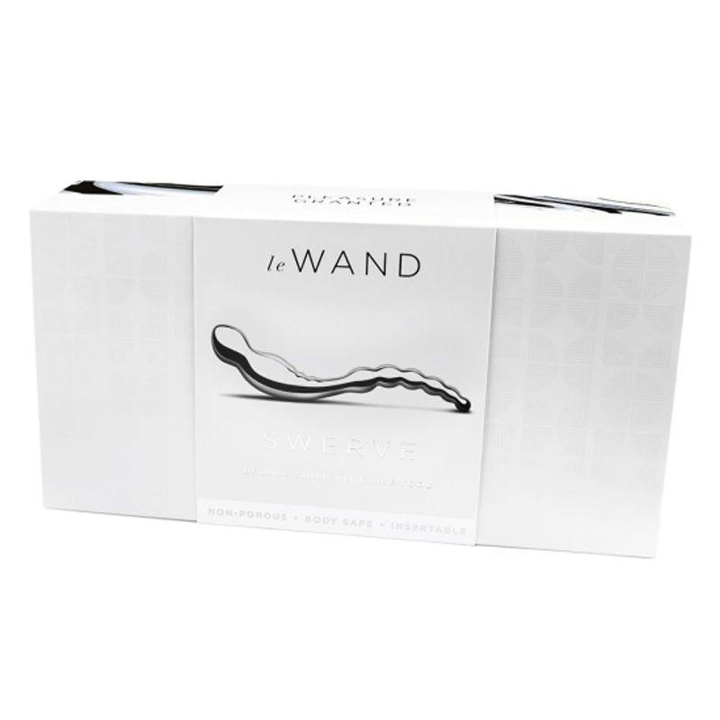 Le Wand Swerve - Dual-Ended Stainless Steel - Rippled Beads & Anal Stimulation