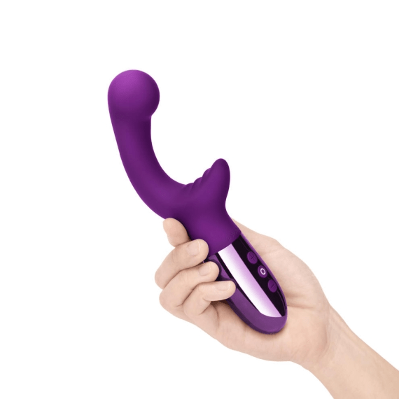 Le Wand XO - G-Spot & P-Spot Vibrator - Dark Cherry