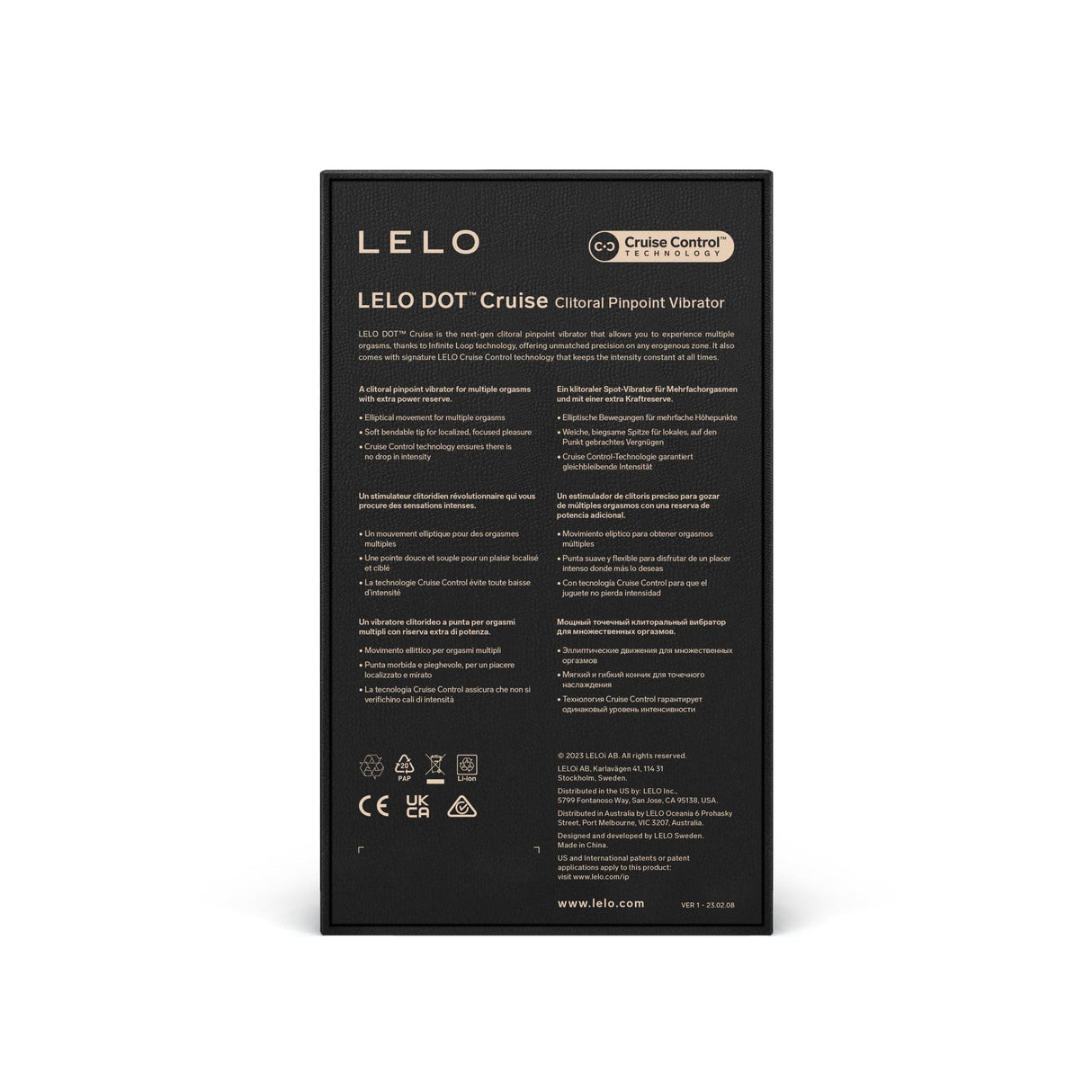 Lelo Dot Cruise - Precision Clitoral Stimulator - Pistachio Cream