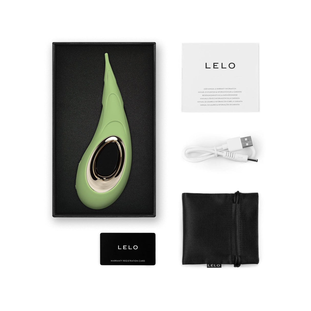 Lelo Dot Cruise - Precision Clitoral Stimulator - Pistachio Cream