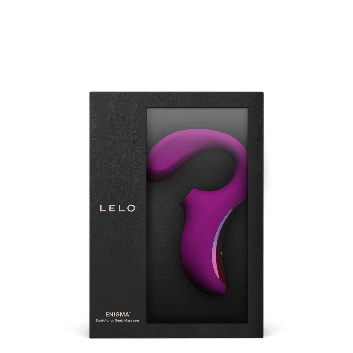 Lelo Enigma Deep Rose - G-Spot & Clitoral Massager - Sonic Waves