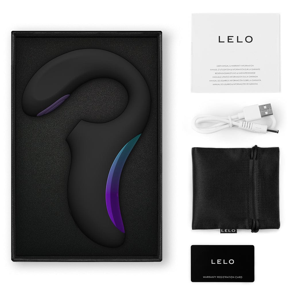 Lelo Enigma Double Sonic Black - A-Spot & Clitoral Stimulation
