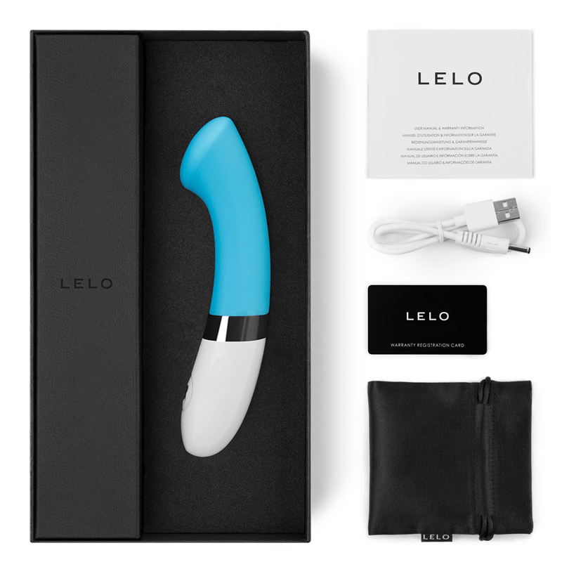 Lelo Gigi 2 - Enhanced G-Spot Vibrator - Turquoise Blue