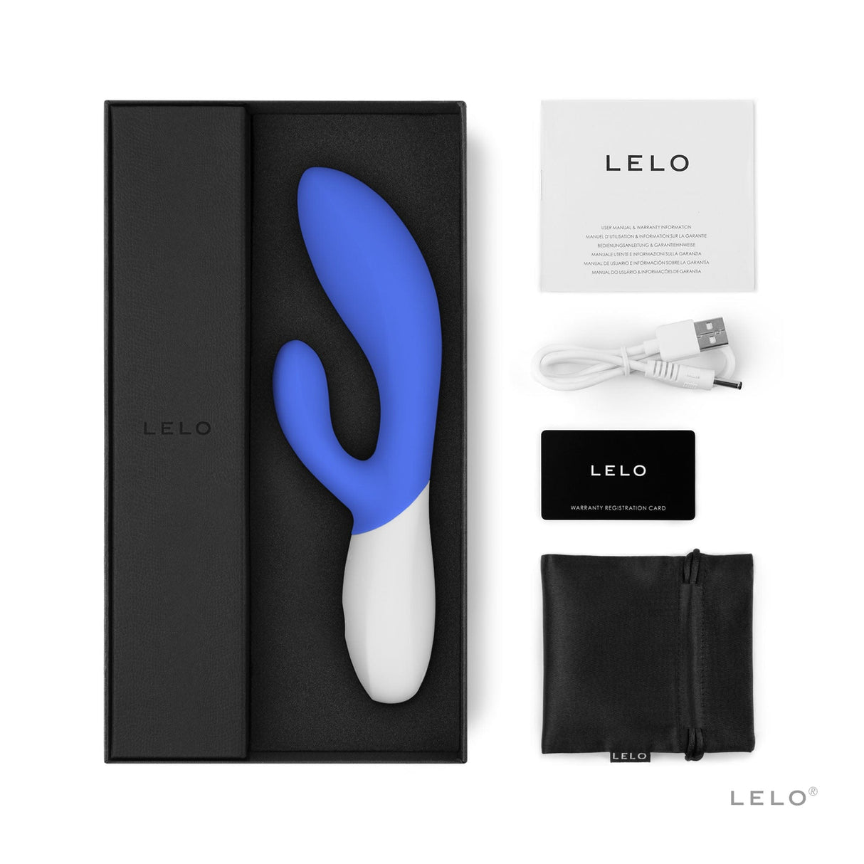 Lelo Ina Wave 2 California Sky - Dual-Action Rabbit Vibrator
